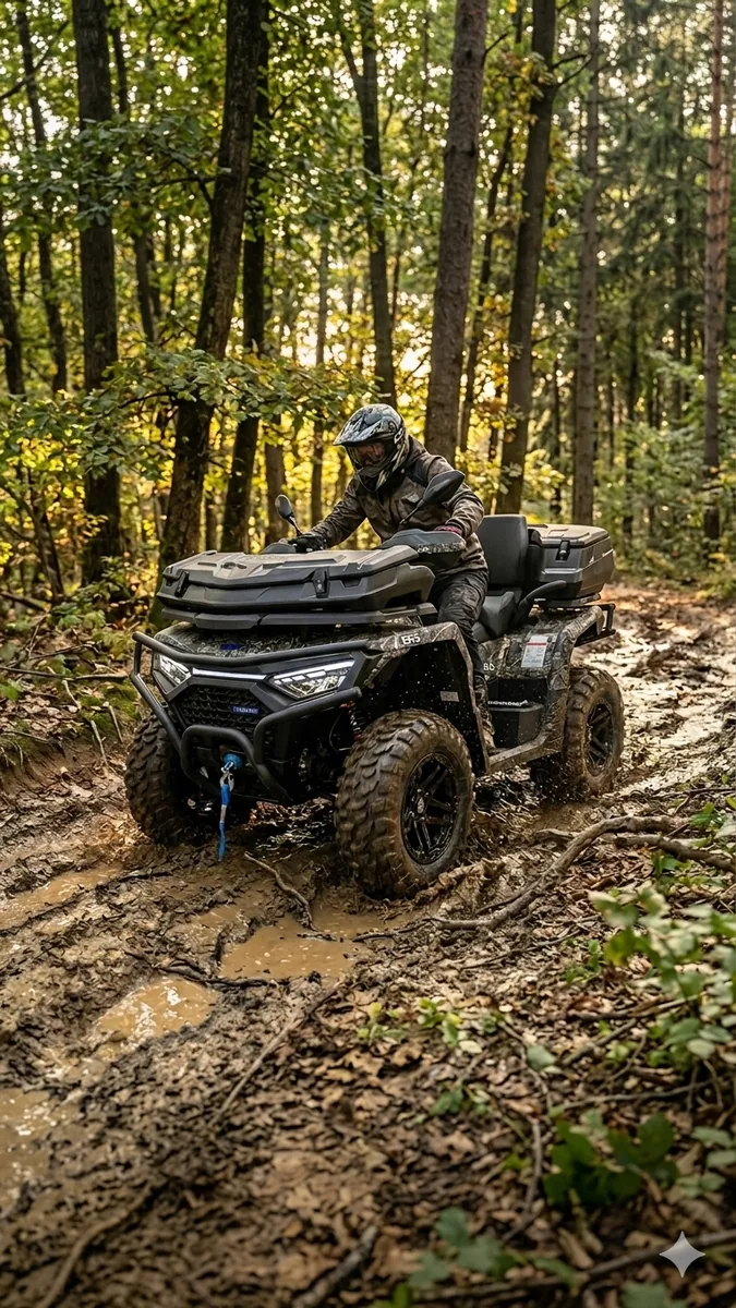 Adrenalinski izazov — quad u blatu i šumi